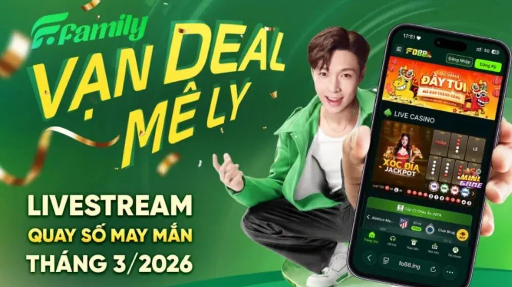 "F FAMILY" - CHUỖI TRI ÂN 8 TỶ ĐỒNG TỪ FO88: XE FORD RAPTOR, IPHONE 17 VÀ HÀNG TRĂM QUÀ KHỦNG